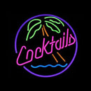 Cocktails Handmade Art Neon Sign