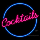 Cocktails Circle Neon Sign