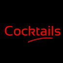 Cocktails Handmade Art Neon Sign
