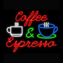 Coffee Espresso Handmade Art Neon Sign
