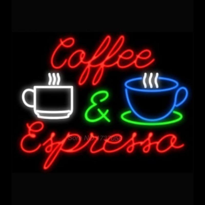 Coffee Espresso Handmade Art Neon Sign