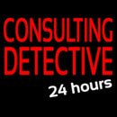 Consulting Detective 24 Hours Handmade Art Neon Sign