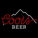 Coors Beer Mountain Beer Sign Handmade Art Neon Sign