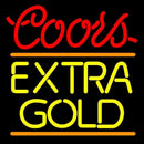 Coors Extra GoldBeer Sign Handmade Art Neon Sign