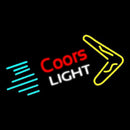 Coors Light Boomerang Beer Handmade Art Neon Sign