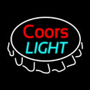 Coors Light Bottle Cap Beer  Handmade Art Neon Sign
