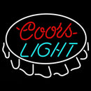 Coors Light Bottlecap Beer Sign Handmade Art Neon Sign