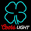 Coors Light CloverBeer Sign Handmade Art Neon Sign