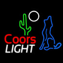 Coors Light Coyote Handmade Art Neon Sign