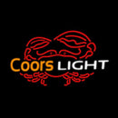 Coors Light Crab Handmade Art Neon Sign