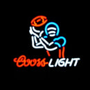 Coors Light Football Sport Handmade Art Neon Sign