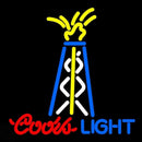 Coors Light Oil WellBeer Sign Handmade Art Neon Sign