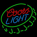 Coors Light Open Bottlecap Beer Sign Handmade Art Neon Sign