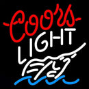 Coors Light SwordfishBeer Sign Handmade Art Neon Sign