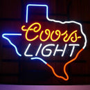 Coors Light Texas Handmade Art Neon Sign