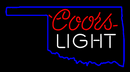 Coors Light Oklahoma  Handmade Art Neon Sign