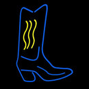 Cowboy Boot Handmade Art Neon Sign