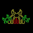 Crabs Logo 2 Handmade Art Neon Sign