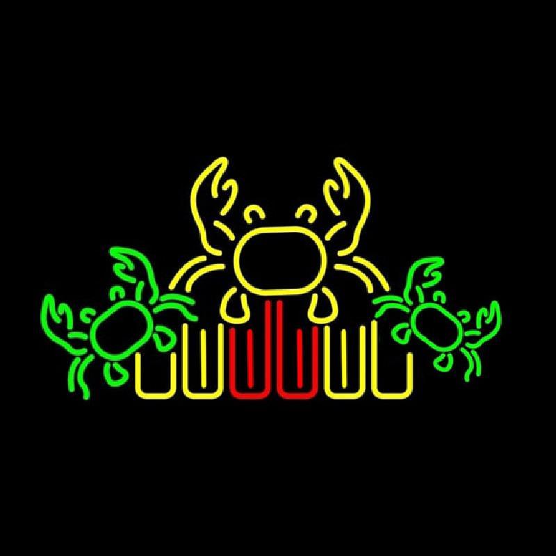 Crabs Logo 2 Handmade Art Neon Sign