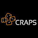 Craps With Hand Logo 1 Handmade Art Neon Sign