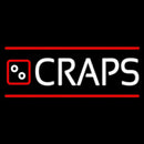 Craps With Hand Logo 2 Handmade Art Neon Sign