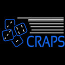 Craps With Hand Logo Handmade Art Neon Sign