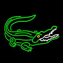 Crocodile Handmade Art Neon Sign