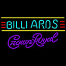 Crown Royal Billiards Text Borders Pool Beer Sign Handmade Art Neon Sign