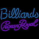 Crown Royal Billiards Text Pool Beer Sign Handmade Art Neon Sign