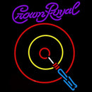 Crown Royal Darts Beer Sign Handmade Art Neon Sign