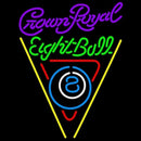 Crown Royal Eightball Billiards Pool Beer Sign Handmade Art Neon Sign