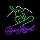 Crown Royal Logo Surfboard Beer Sign Handmade Art Neon Sign