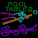 Crown Royal Pool Tables Billiards Beer Sign Handmade Art Neon Sign