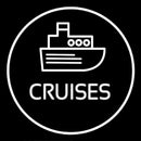 Cruises Icon Button Handmade Art Neon Sign