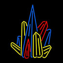 Crystal Prism Handmade Art Neon Sign