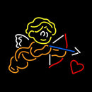 Cupid Neon Heart Handmade Art Neon Sign