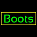 Cursive Boots Handmade Art Neon Sign