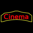 Cursive Cinema Handmade Art Neon Sign
