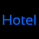 Cursive Hotel Handmade Art Neon Sign