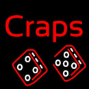 Cursive Letter Craps Handmade Art Neon Sign