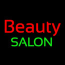 Cursive Red Beauty Salon Green Handmade Art Neon Sign