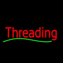 Cursive Red Threading Green Wave Handmade Art Neon Sign