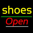 Cursive Shoes Open Handmade Art Neon Sign