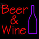 Custom Beer And Wine Bottle Handmade Art Neon Sign