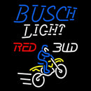 Custom Busch Light Motocross Handmade Art Neon Sign