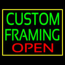Custom Framing Open Frame Border Handmade Art Neon Sign
