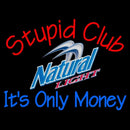 Custom Stupid Club It Natural Light Handmade Art Neon Sign