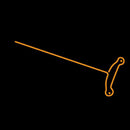 Cymbal Stand Handmade Art Neon Sign