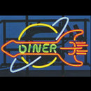 Professional  Dinner Restaurant Neon Open Sign