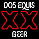 DOS Equis Beer Sign Handmade Art Neon Sign